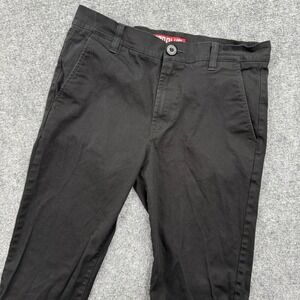 Neoblue Pants Size 32x30 Black Cotton Spandex Straight Leg Made in Vietnam Men's